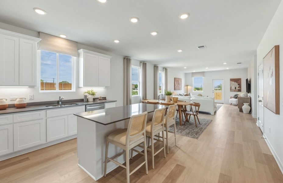 Representative furnished interior of a home built from the Hewitt by Centex in Vantage, San Marcos (Image 19).