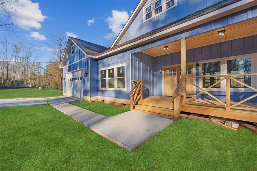 Exterior details and patio area of a home in , Locust Grove (Image 25).