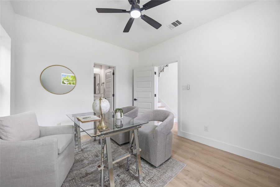 Furnished interior view inside a new home in , Houston (Image 13). Furnished interior view inside a new home in , Houston (Image 13).