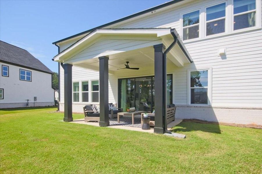 Exterior details and patio area of a home in , Cumming (Image 25).