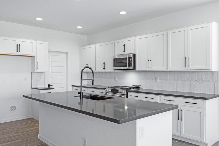Representative furnished interior of a home built from the Evergreen by Taylor Morrison in Combs Ranch Discovery Collection, San Tan Valley (Image 6).