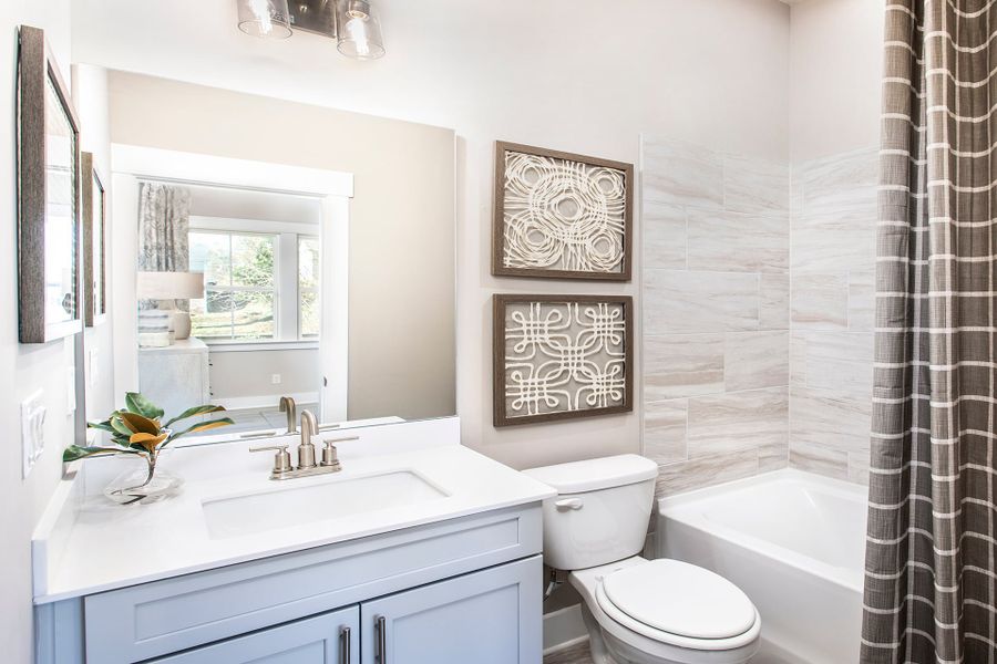 Furnished interior view inside a new home in The Groves at Myrtle, Roswell (Image 14).