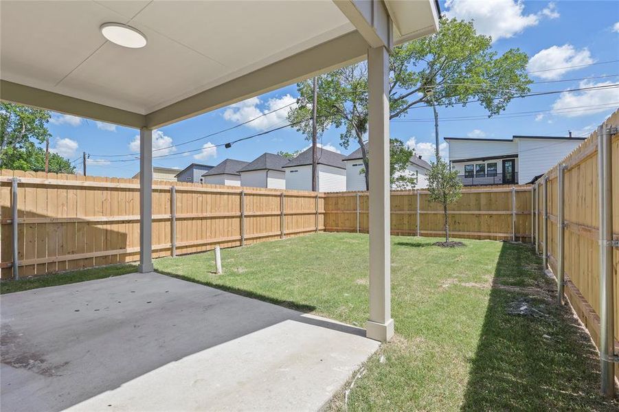 Exterior details and patio area of a home in , Dallas (Image 4). Exterior details and patio area of a home in , Dallas (Image 4).