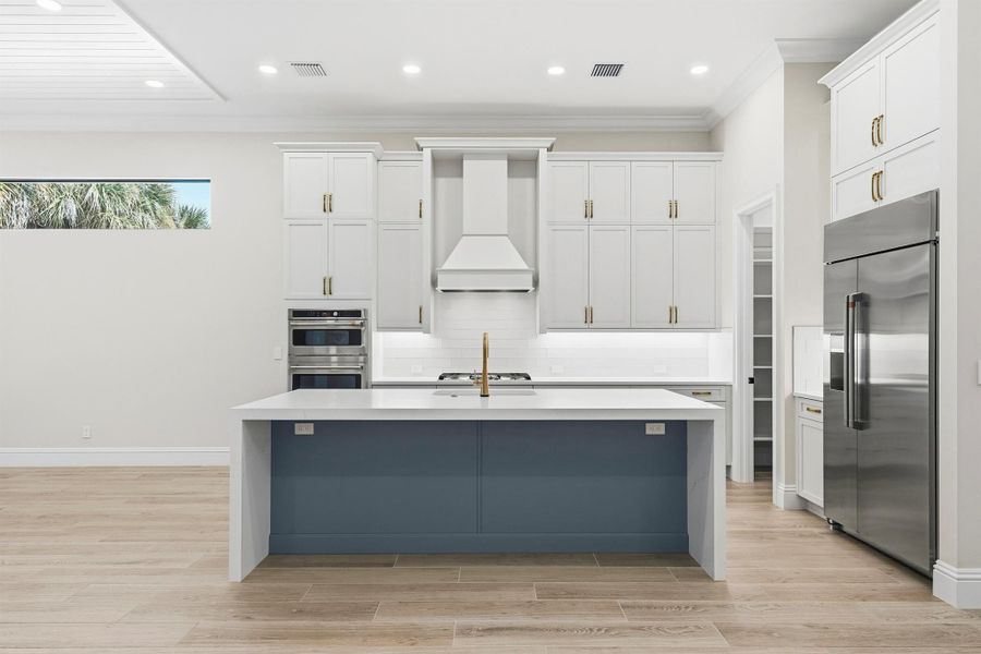 Furnished interior view inside a new home in Seaglass, Wabasso Beach (Image 14).