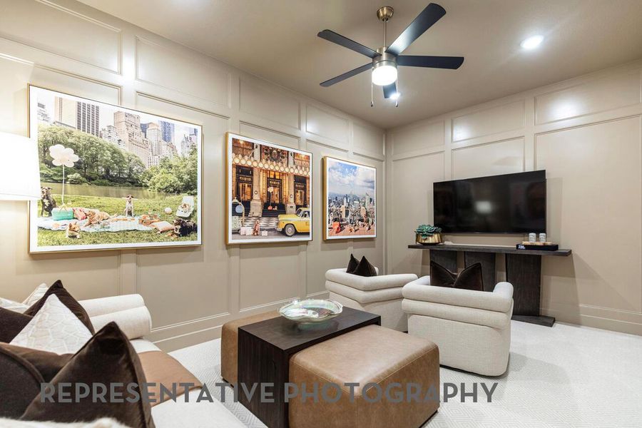 Furnished interior view inside a new home in Parkside On The River, Georgetown (Image 31).