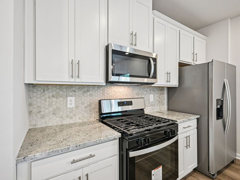 The Lancaster floorplan with the Elemental White interior package.