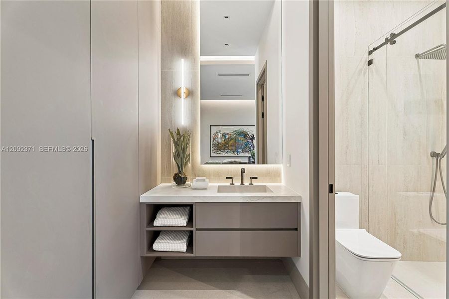 Furnished interior view inside a new home in , Pinecrest (Image 62).