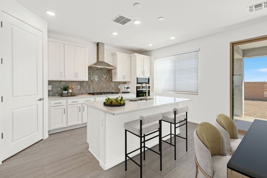 Furnished interior view inside a new home in Silverbell Ridge, Marana (Image 5).