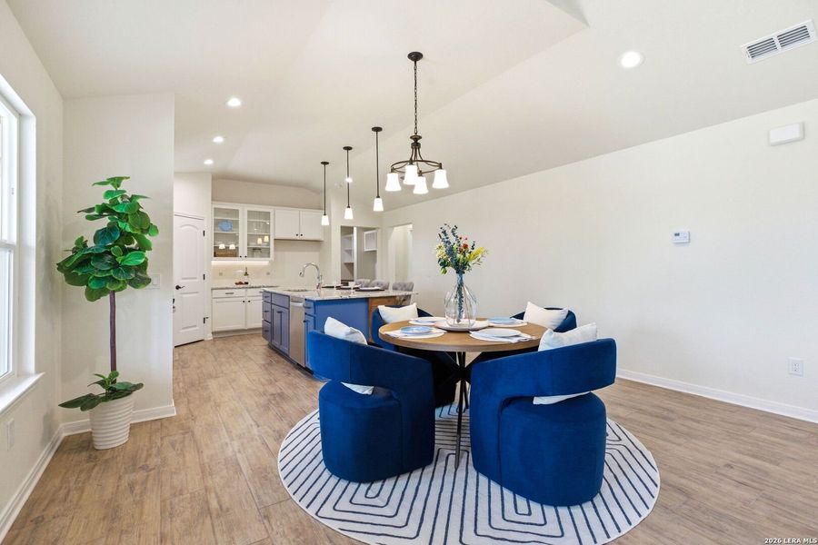 Furnished interior view inside a new home in , Fischer (Image 16).