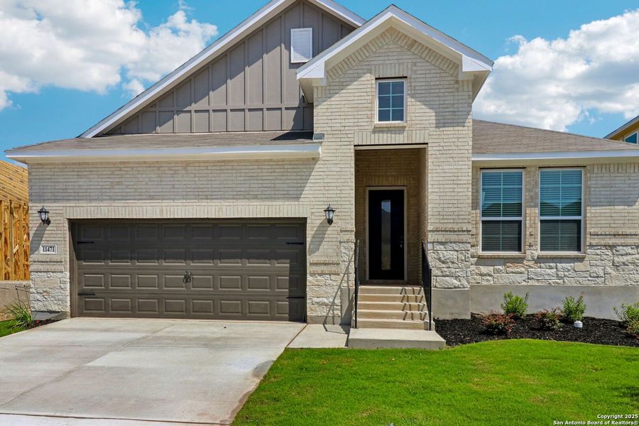 Exterior details and patio area of a home in Sagebrooke - Classic Series, San Antonio (Image 23). Exterior details and patio area of a home in Sagebrooke - Classic Series, San Antonio (Image 23).