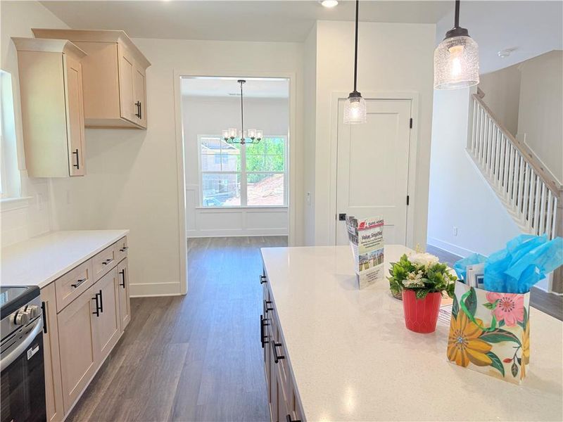 Furnished interior view inside a new home in Thunder Ridge, Dawsonville (Image 9).