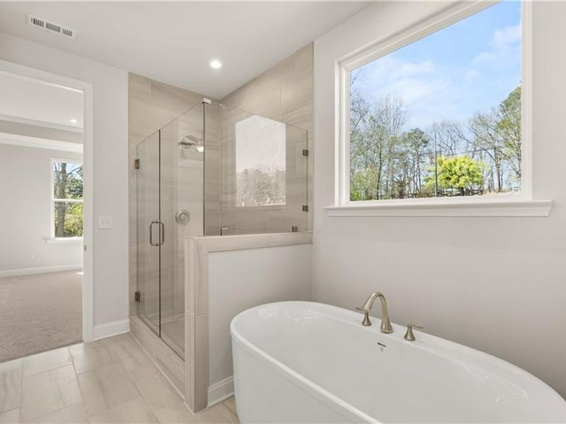 Furnished interior view inside a new home in Melody Lakeside Estates, Buford (Image 10).