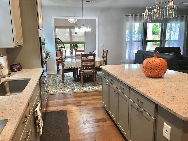 Furnished interior view inside a new home in , Hoschton (Image 20).