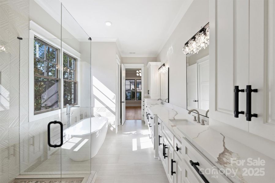 Furnished interior view inside a new home in , Charlotte (Image 15).