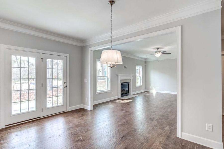 Great Room with Fireplace Option Great Room with Fireplace Option