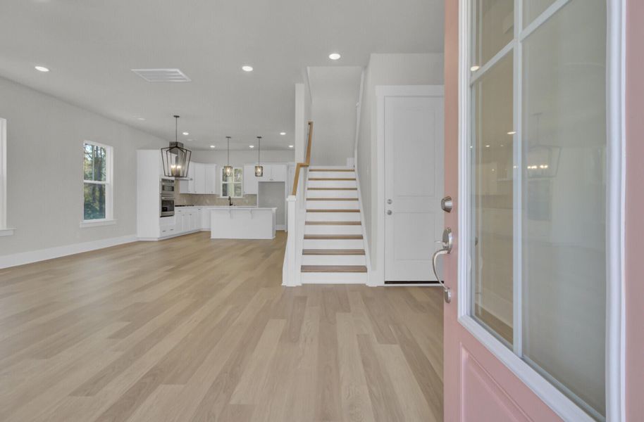 Spacious, unfurnished interior of a new home in Indigo Grove Single Family Homes, Johns Island (Image 22). Spacious, unfurnished interior of a new home in Indigo Grove Single Family Homes, Johns Island (Image 22).