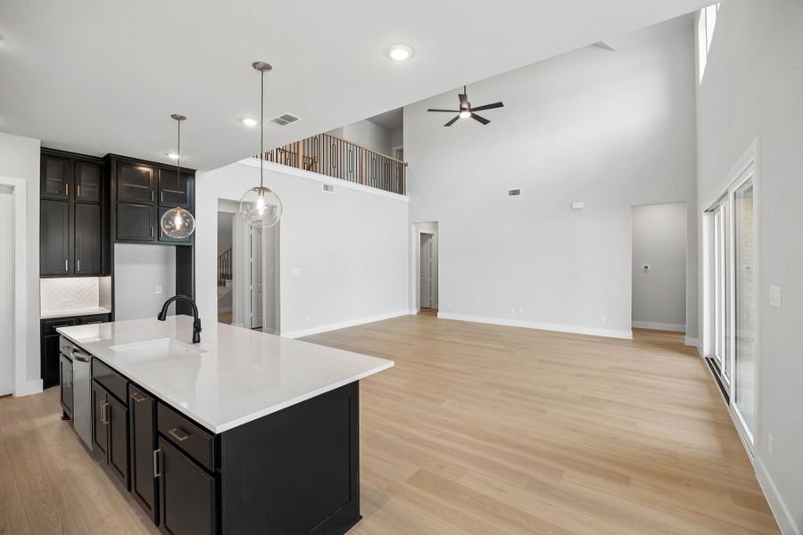 Furnished interior view inside a new home in Painted Tree Lakeside, McKinney (Image 5).