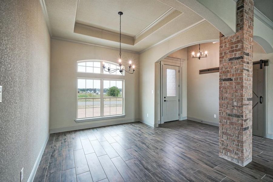 Formal dining room.