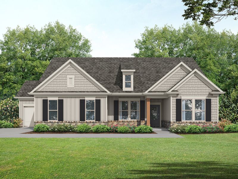 Representative exterior photo of a completed home built from the The Rosewood II by My Home Communities in Cotton Creek, Good Hope, GA (Image 7). Representative exterior photo of a completed home built from the The Rosewood II by My Home Communities in Cotton Creek, Good Hope, GA (Image 7).
