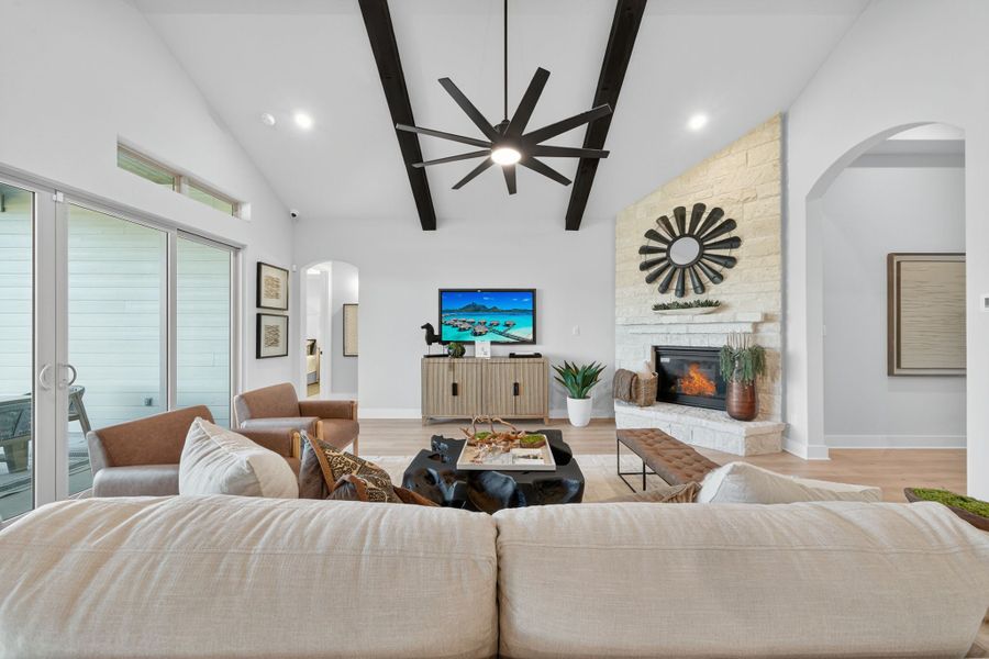 Furnished interior view inside a new home in Country Village Estates, Castroville (Image 6). Furnished interior view inside a new home in Country Village Estates, Castroville (Image 6).