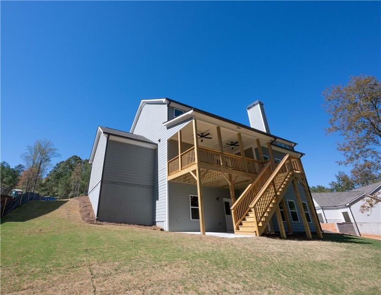 Exterior details and patio area of a home in Woodland Hills, Loganville (Image 26). Exterior details and patio area of a home in Woodland Hills, Loganville (Image 26).