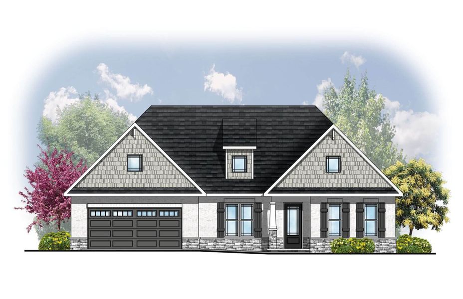 Representative rendering of the exterior for the Willow by Cook Bros. Homes (Image 4). Representative rendering of the exterior for the Willow by Cook Bros. Homes (Image 4).