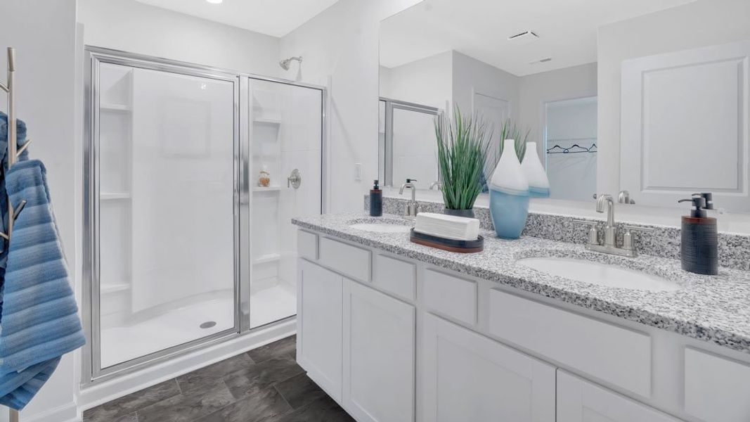 Furnished interior view inside a new home in Mary's Pointe, Clinton (Image 27).