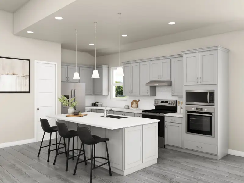 Representative furnished interior of a home built from the Palmetto by Beazer Homes in Amira, Tomball (Image 4).