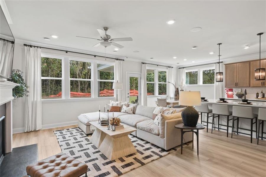 Furnished interior view inside a new home in Bailey Fence, Dacula (Image 29). Furnished interior view inside a new home in Bailey Fence, Dacula (Image 29).