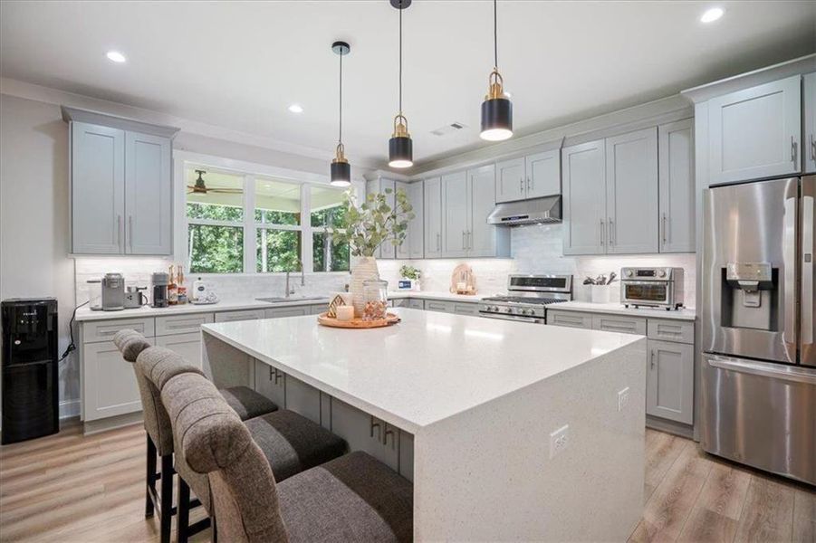 Furnished interior view inside a new home in , Acworth (Image 12).