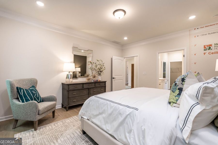 Furnished interior view inside a new home in Cobblestone Crossing Commons, Byron (Image 15).