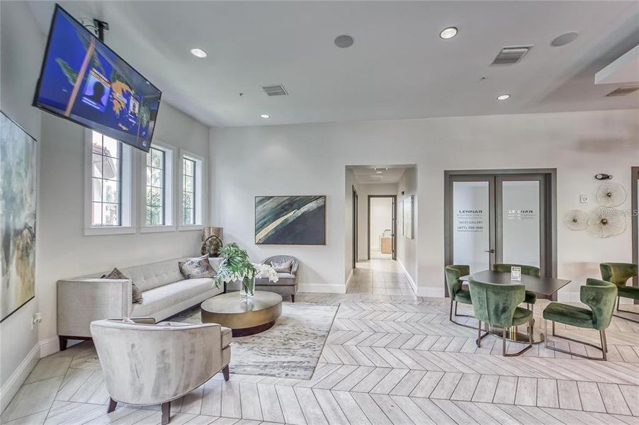 Furnished interior view inside a new home in Southshore Bay Active Adult, Wimauma (Image 40).