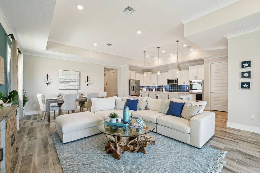 Representative furnished interior of a home built from the Atlantis by Maronda Homes in The Vue, Satellite Beach (Image 15).