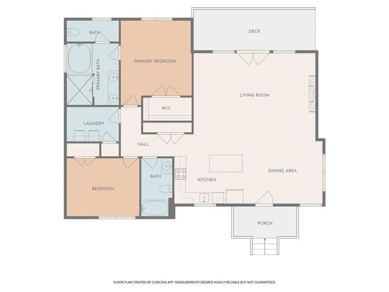 2D floor plan layout of this home in , Talking Rock, GA (Image 3).