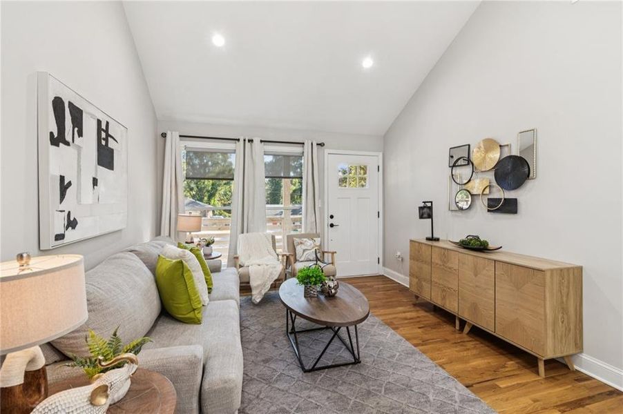 Furnished interior view inside a new home in , Decatur (Image 7).