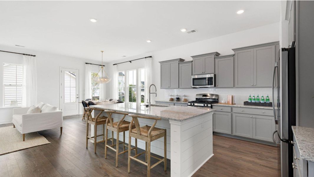 Furnished interior view inside a new home in , Summerville (Image 5).