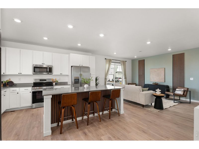 Furnished interior view inside a new home in Whisper Village, Arvada (Image 9).