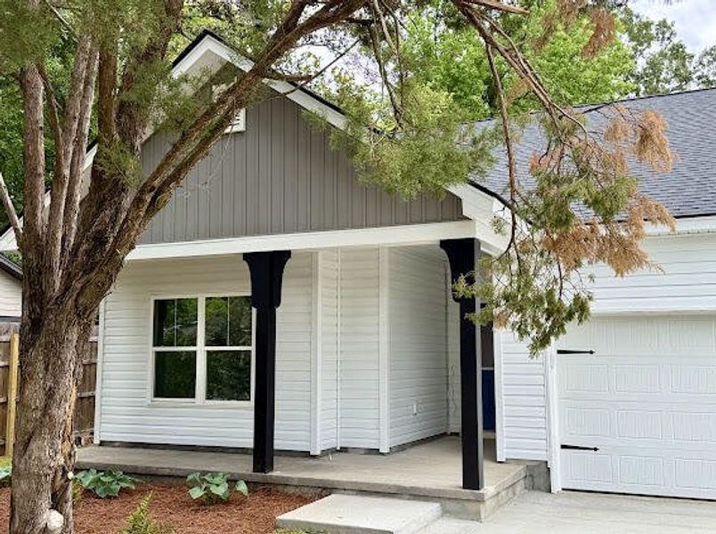 Exterior details and patio area of a home in , Charleston (Image 12). Exterior details and patio area of a home in , Charleston (Image 12).