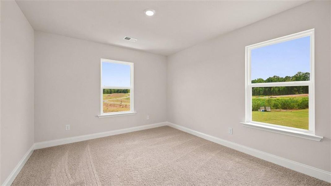 Spacious, unfurnished interior of a new home in Evergreen Crossing, Locust Grove (Image 34). Spacious, unfurnished interior of a new home in Evergreen Crossing, Locust Grove (Image 34).