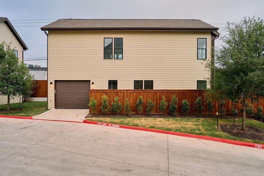 Front exterior of a new home in , Austin, TX, highlighting curb appeal (Image 22). Front exterior of a new home in , Austin, TX, highlighting curb appeal (Image 22).