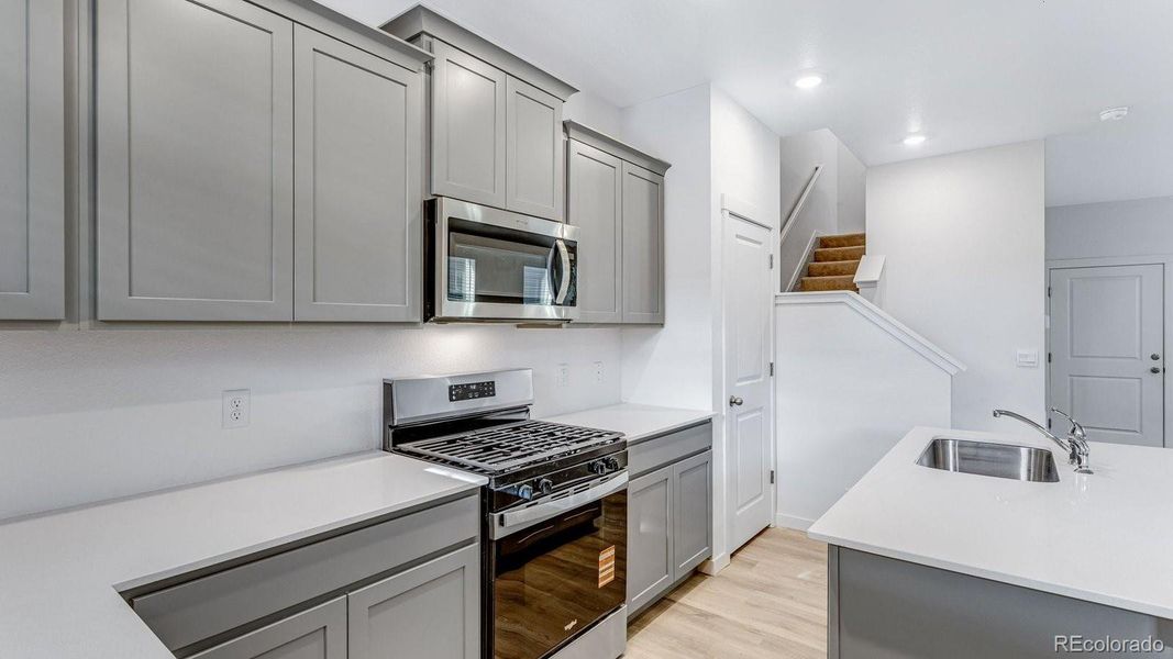Furnished interior view inside a new home in Arcadia, Denver (Image 12).