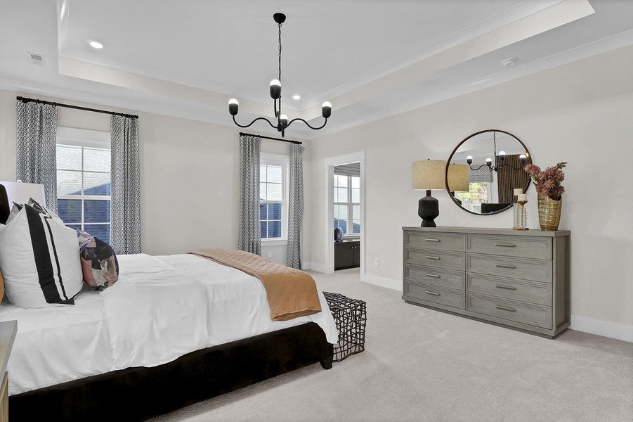 Furnished interior view inside a new home in Hewing Farms, Summerville (Image 36).