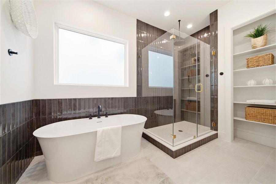 Furnished interior view inside a new home in , Houston (Image 9).