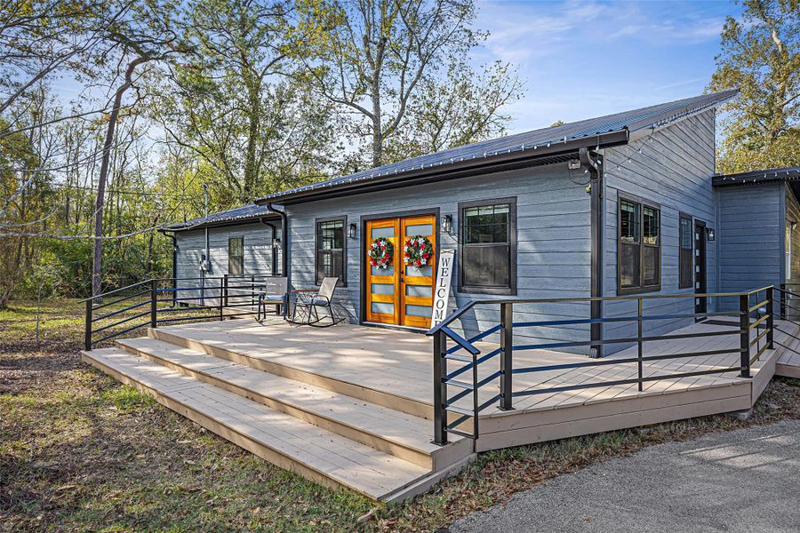 Exterior details and patio area of a home in , Splendora (Image 22). Exterior details and patio area of a home in , Splendora (Image 22).