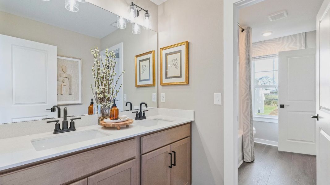 Furnished interior view inside a new home in Cottages of Bearwood, Mount Pleasant (Image 22).