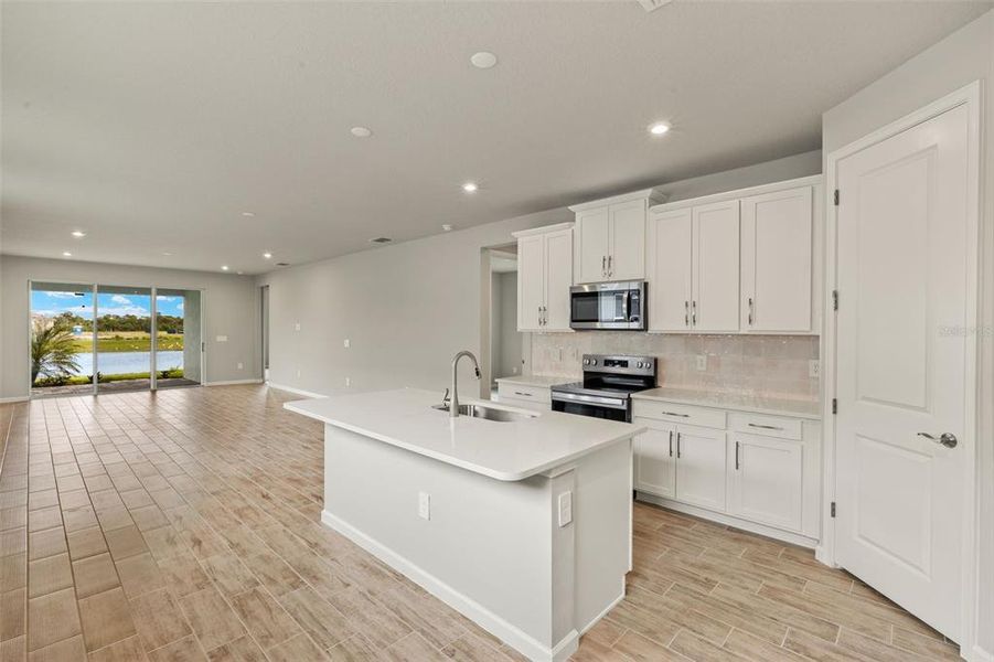 Furnished interior view inside a new home in Sunstone at Wellen Park, Venice (Image 9).