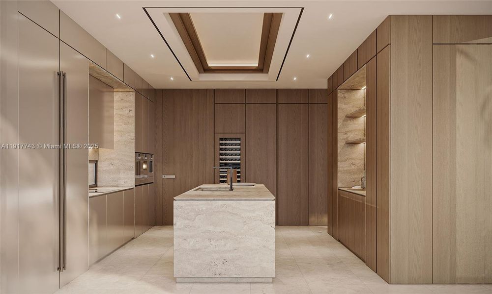 Furnished interior view inside a new home in , Coral Gables (Image 10).