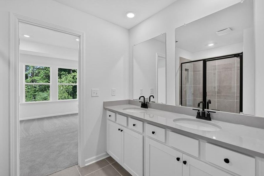 Furnished interior view inside a new home in Somerset at Veterans Memorial, Mableton (Image 13).