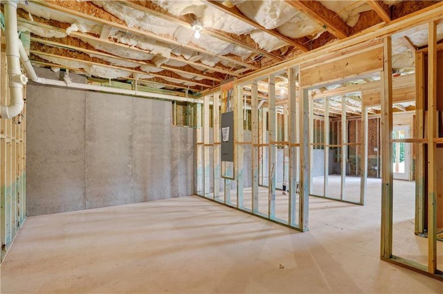 In-progress construction of a new home in Austin Ridge, Commerce, GA (Image 40).