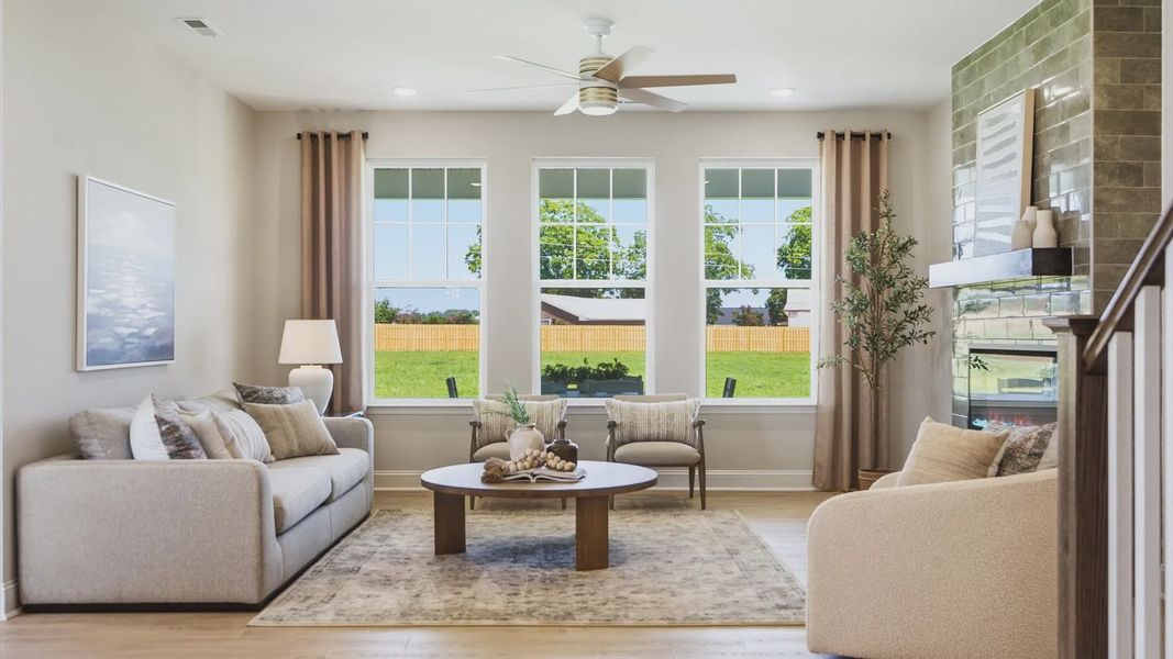 Furnished interior view inside a new home in Jasper Landing, Four Oaks (Image 39). Furnished interior view inside a new home in Jasper Landing, Four Oaks (Image 39).